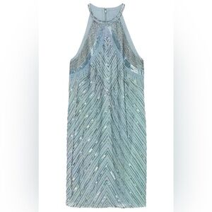 Gorgeous Ralph Lauren Women's Beaded Cocktail Dress NWT 🩵